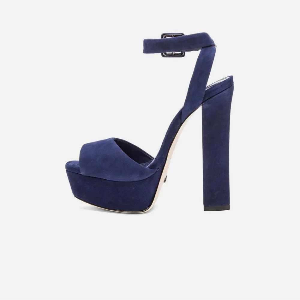 Schutz Amatista Platform Peep Toe Heels